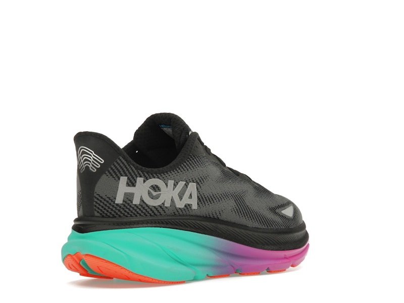 Hoka One One Clifton 9 Gore-Tex Black Electric Aqua (Women's)