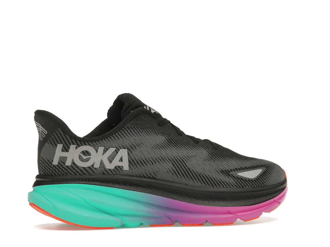 Hoka One One Clifton 9 Gore-Tex Black Electric Aqua (Women's)