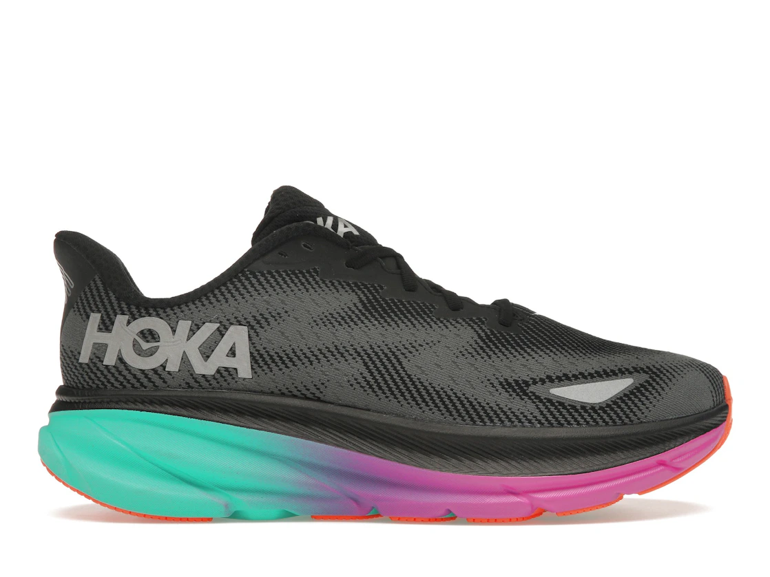 Hoka One One Clifton 9 Gore-Tex Black Electric Aqua