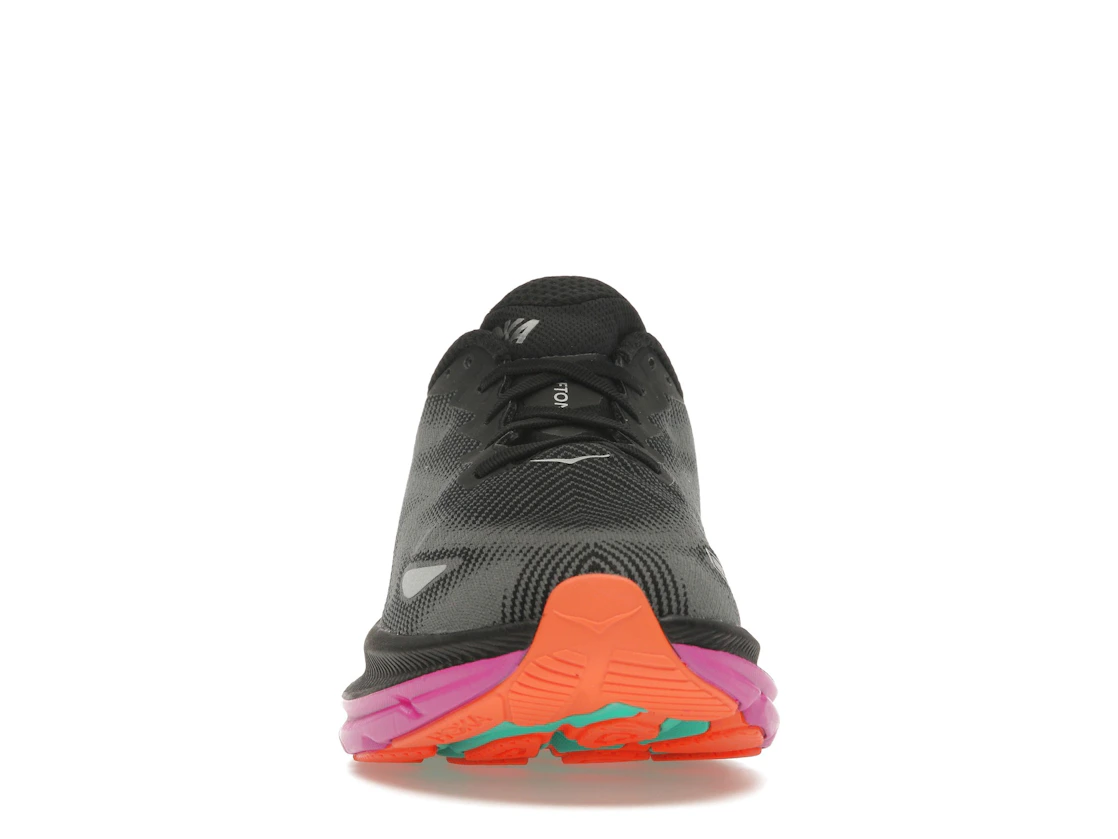 Hoka One One Clifton 9 Gore-Tex Black Electric Aqua