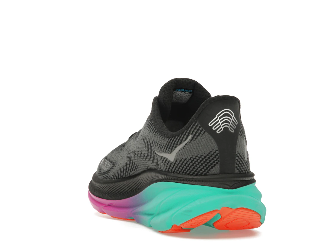 Hoka One One Clifton 9 Gore-Tex Black Electric Aqua