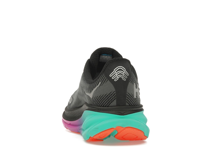 Hoka One One Clifton 9 Gore-Tex Black Electric Aqua