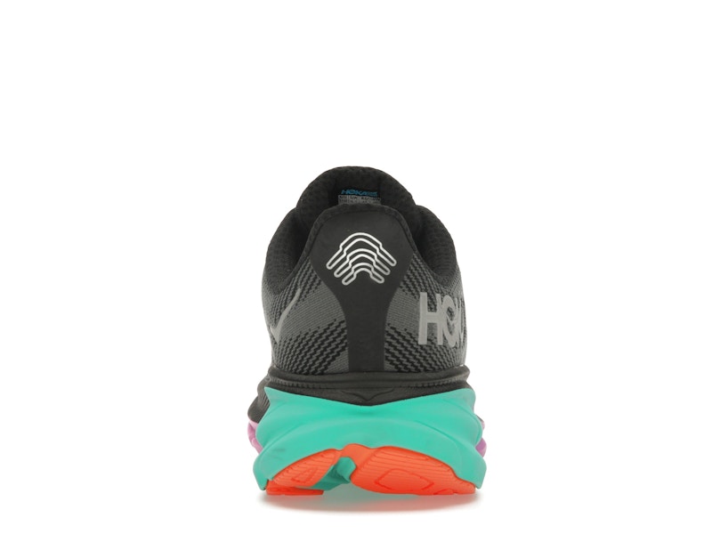 Hoka One One Clifton 9 Gore-Tex Black Electric Aqua