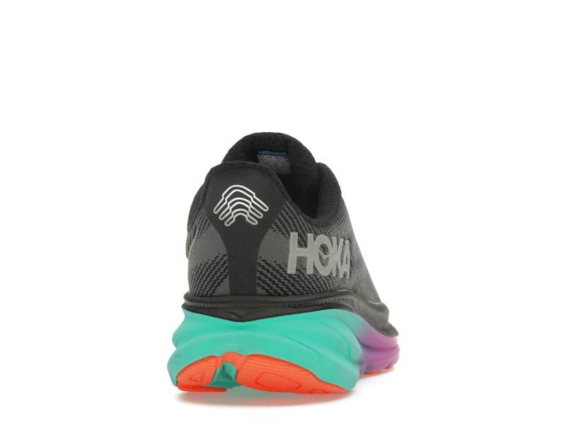 Hoka One One Clifton 9 Gore-Tex Black Electric Aqua