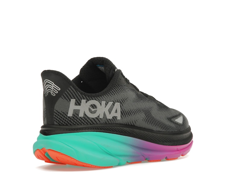 Hoka One One Clifton 9 Gore-Tex Black Electric Aqua