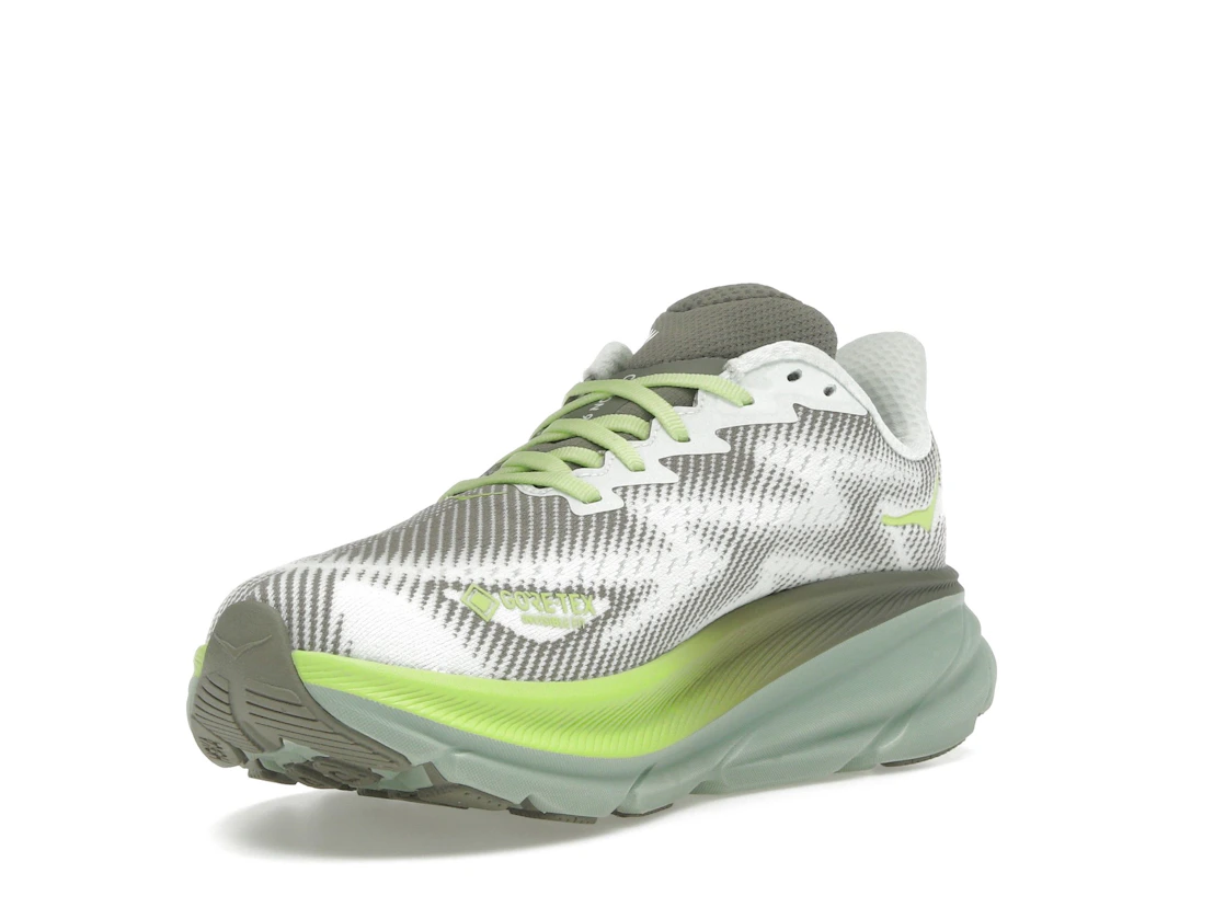 Hoka One One Clifton 9 Gore-Tex Slate Aloe Vera