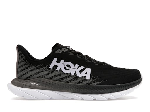 Hoka One One Mach 5 Schwarz Castlerock Grau 0