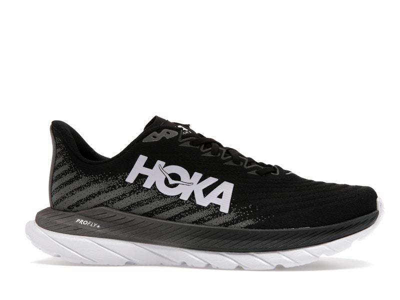 Hoka One One Mach 5 Black Castlerock Grey