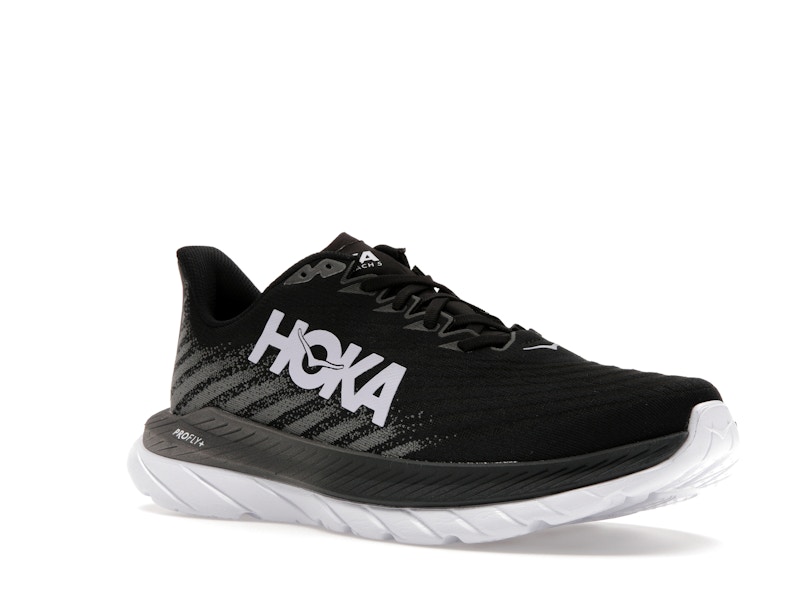 Hoka One One Mach 5 Black Castlerock Grey