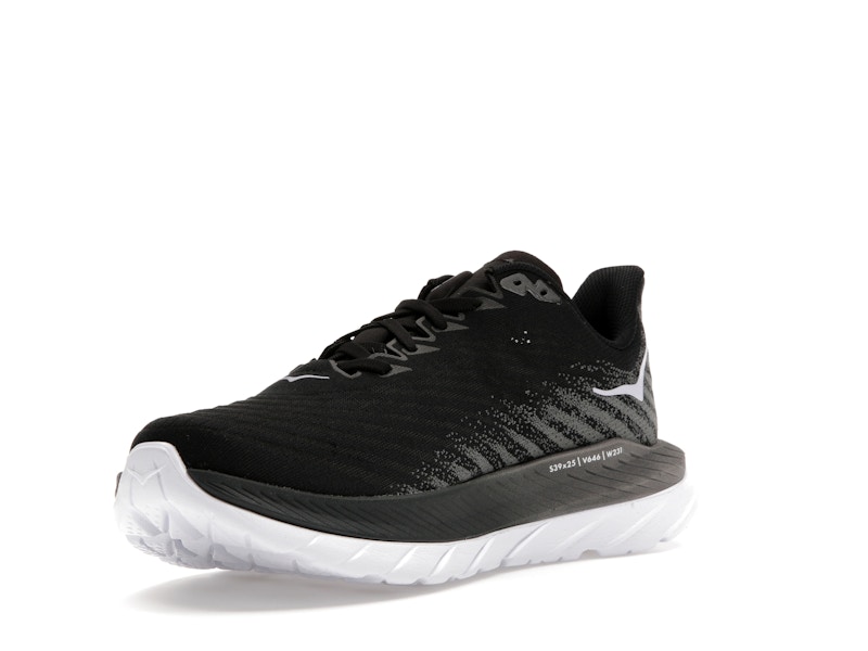 Hoka One One Mach 5 Black Castlerock Grey