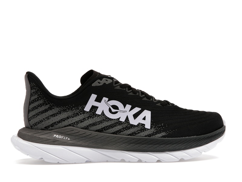 Hoka One One Mach 5 Black Castlerock Grey
