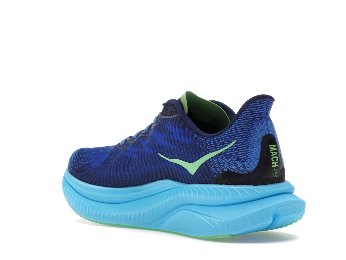 Hoka One One Mach 6 Virtual Blue Bellwether Blue