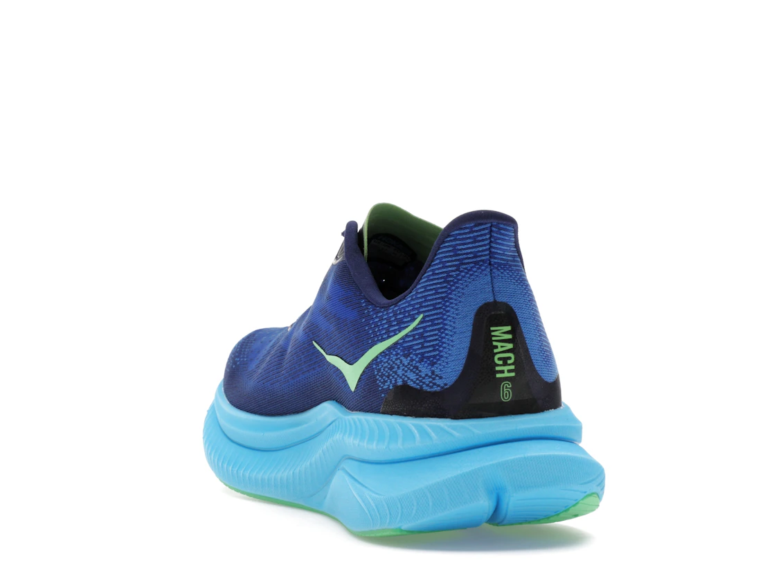 Hoka One One Mach 6 Virtual Blue Bellwether Blue