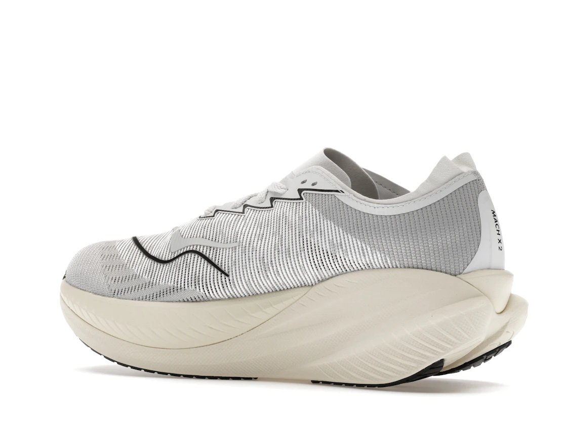 Hoka One One Mach X 2 White Cosmic Grey