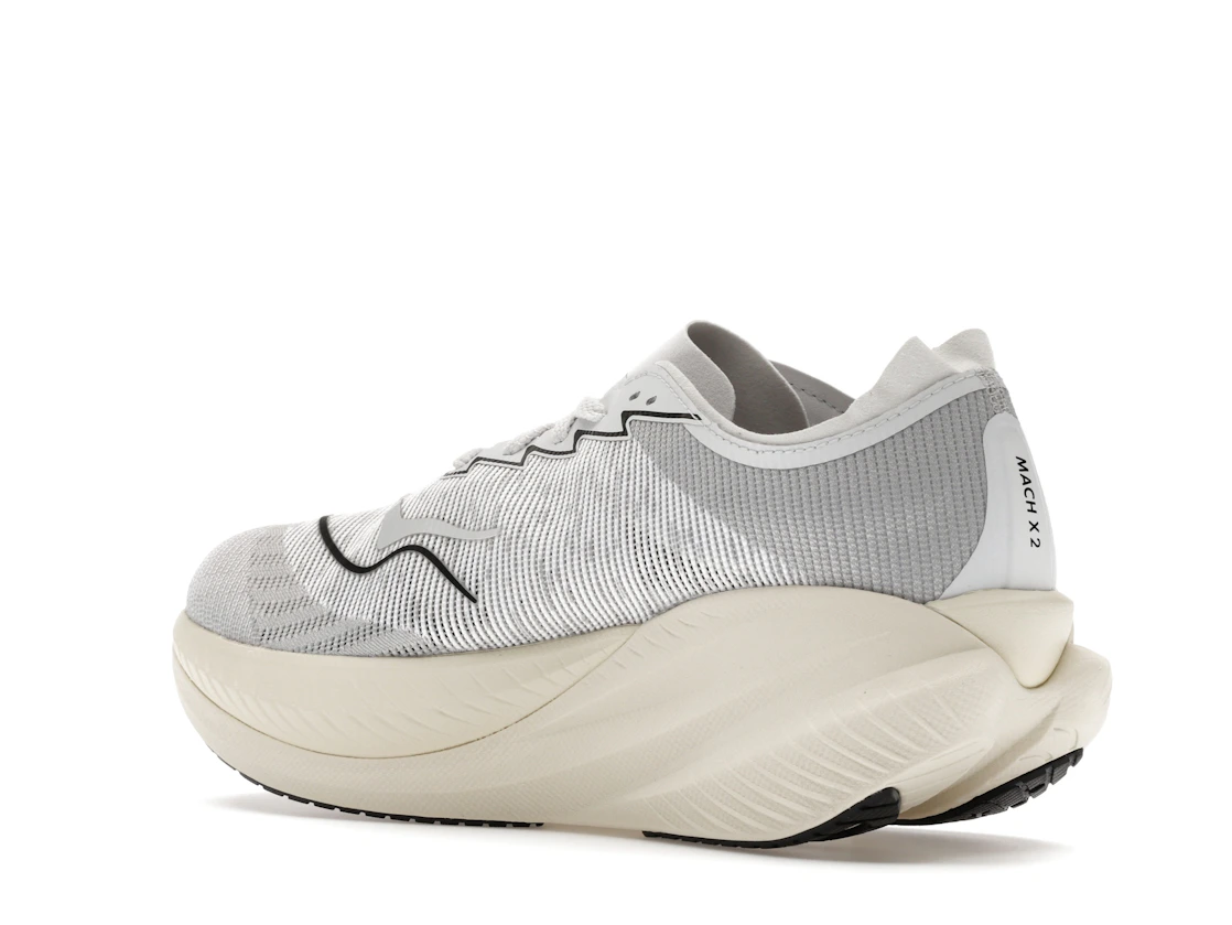 Hoka One One Mach X 2 White Cosmic Grey