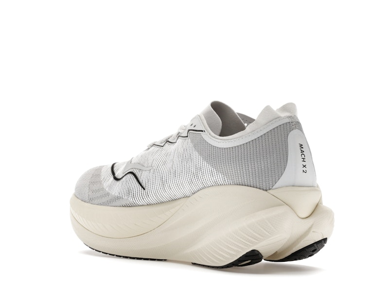 Hoka One One Mach X 2 White Cosmic Grey