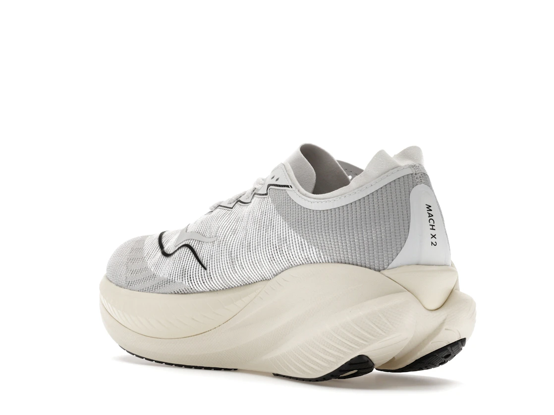 Hoka One One Mach X 2 White Cosmic Grey