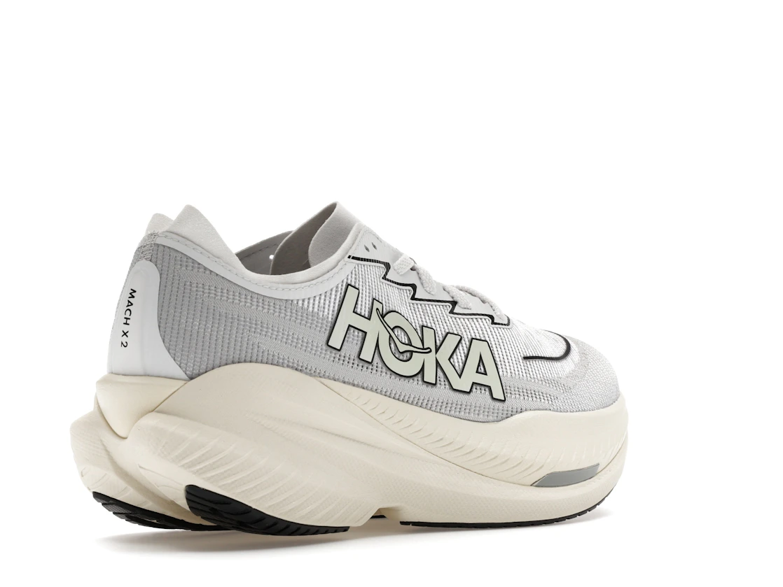 Hoka One One Mach X 2 White Cosmic Grey