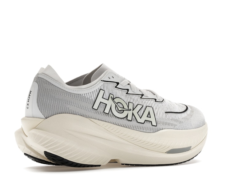 Hoka One One Mach X 2 White Cosmic Grey