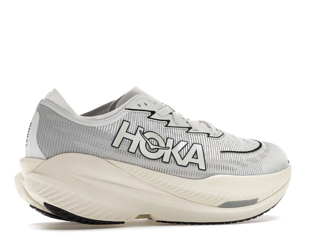 Hoka One One Mach X 2 White Cosmic Grey