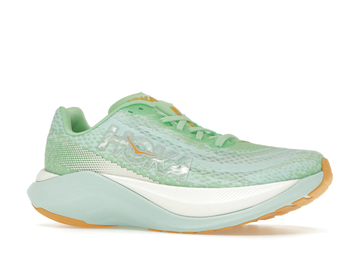 Hoka One One Mach X Lime Glow Sunlit Ocean (Women's)