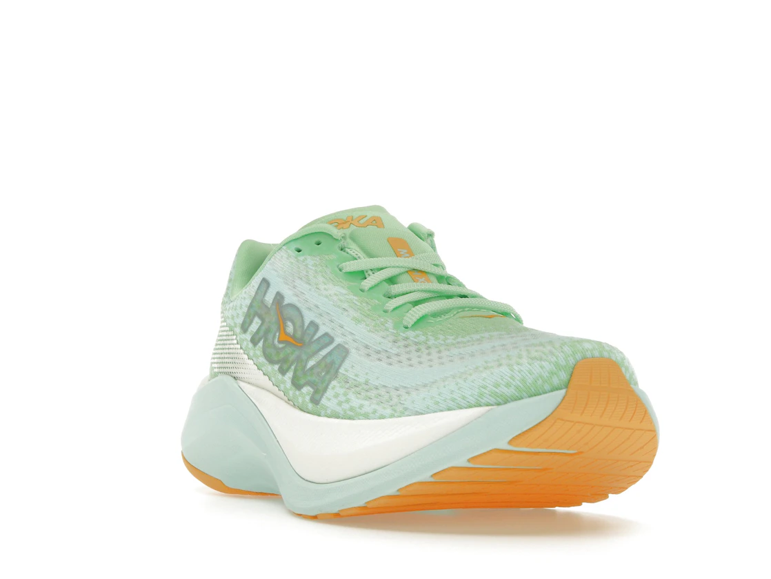Hoka One One Mach X Lime Glow Sunlit Ocean (Women's)