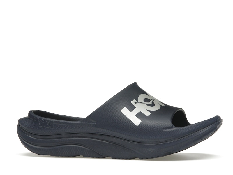 Hoka One One Ora Athletic Slide Varsity Navy White