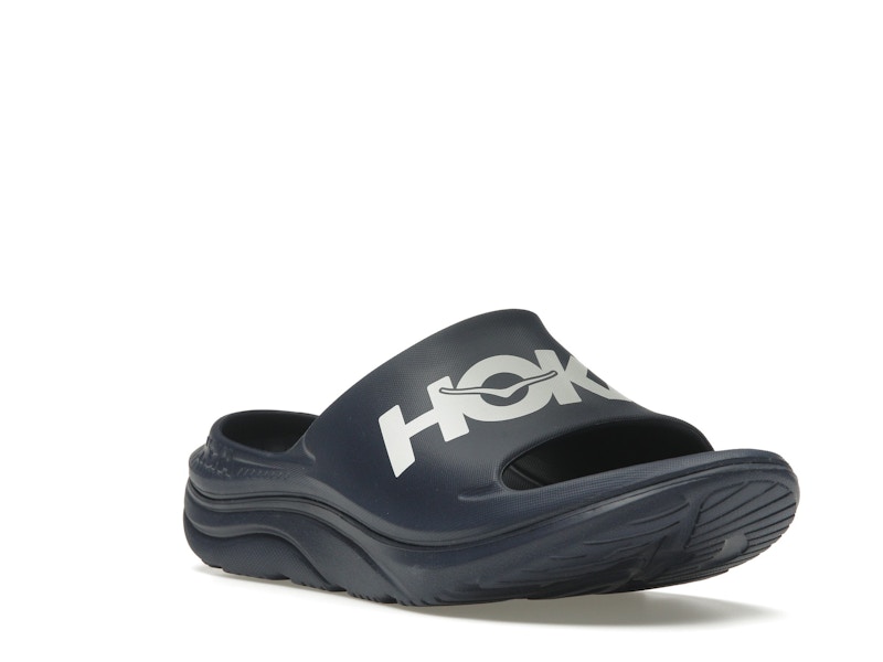 Hoka One One Ora Athletic Slide Varsity Navy White