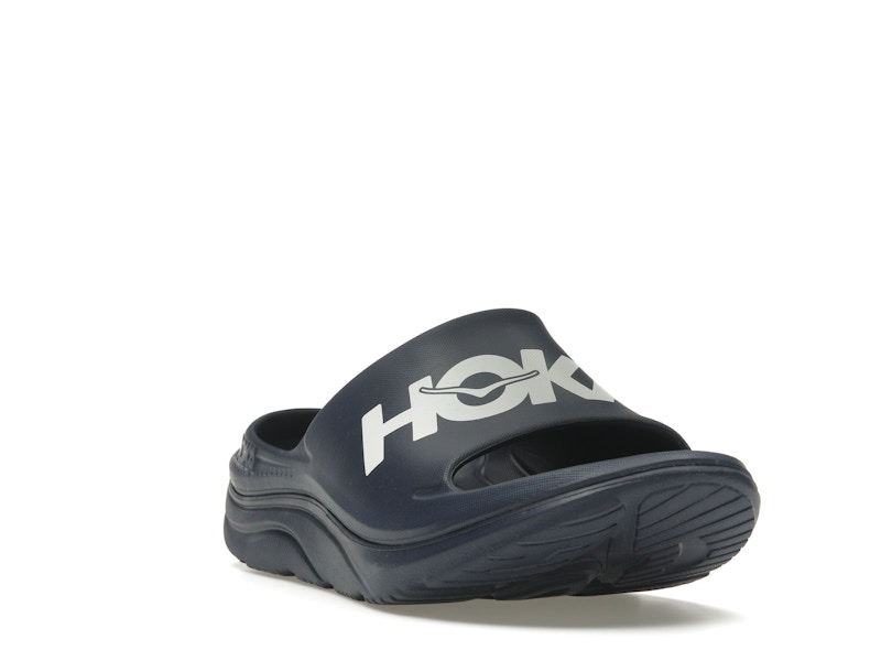 Hoka One One Ora Athletic Slide Varsity Navy White