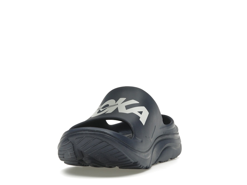Hoka One One Ora Athletic Slide Varsity Navy White