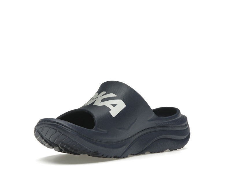 Hoka One One Ora Athletic Slide Varsity Navy White