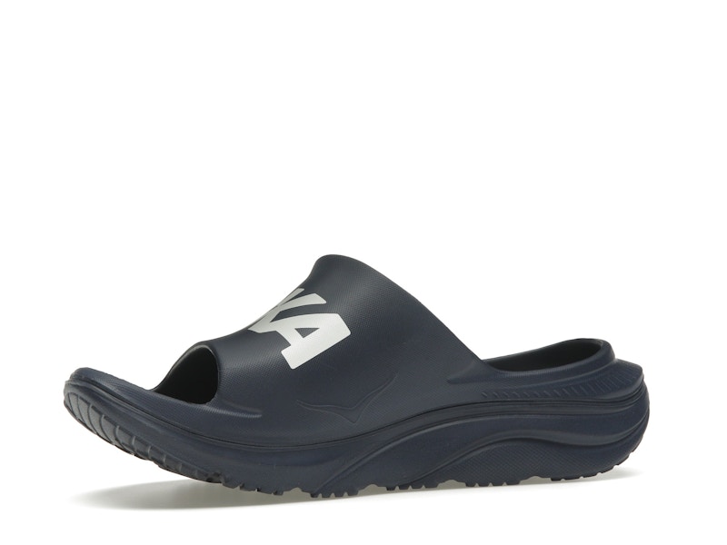 Hoka One One Ora Athletic Slide Varsity Navy White