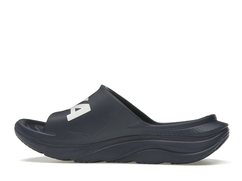 Hoka One One Ora Athletic Slide Varsity Navy White