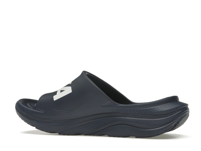 Hoka One One Ora Athletic Slide Varsity Navy White