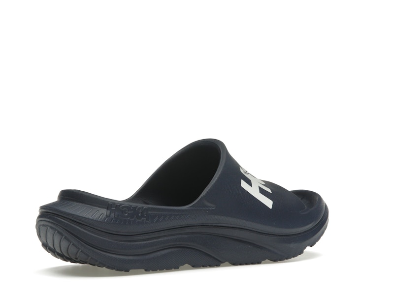 Hoka One One Ora Athletic Slide Varsity Navy White