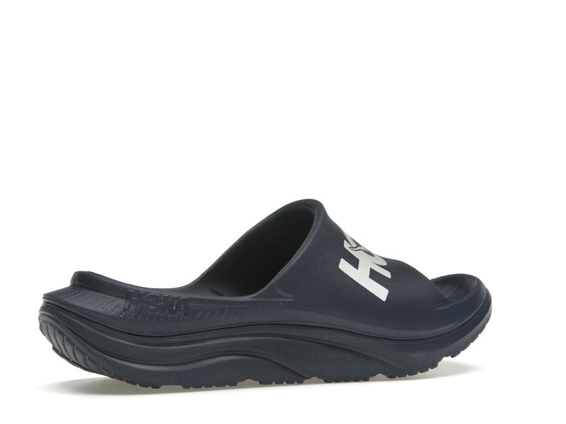 Hoka One One Ora Athletic Slide Varsity Navy White