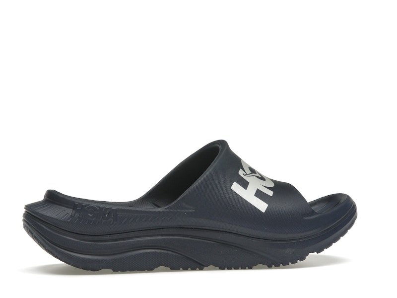 Hoka One One Ora Athletic Slide Varsity Navy White