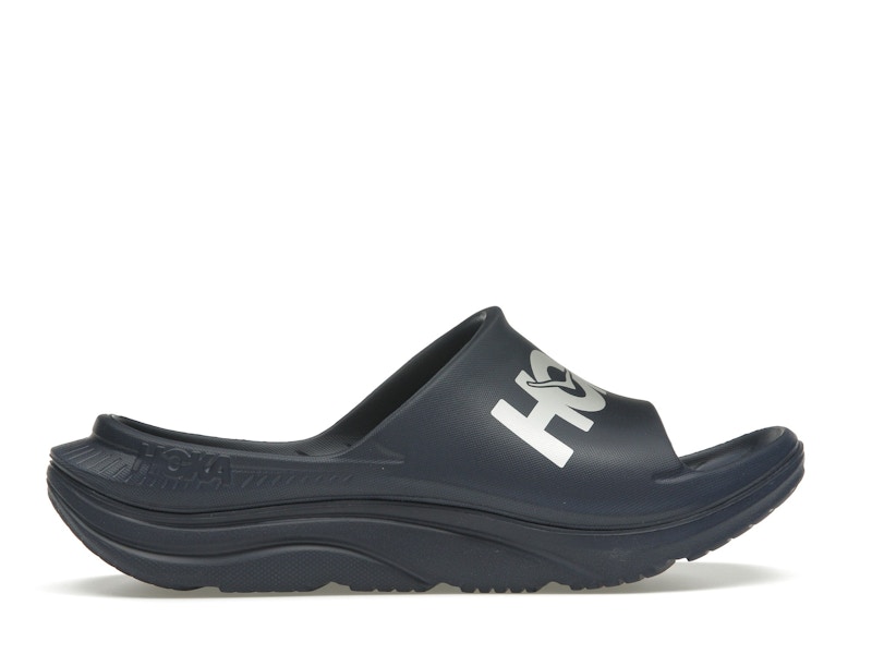 Hoka One One Ora Athletic Slide Varsity Navy White