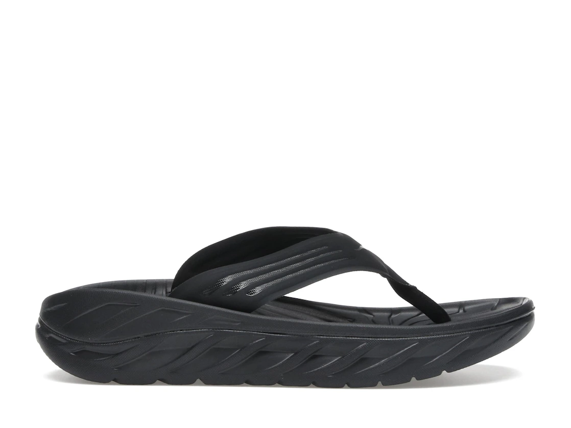 Hoka One One Ora Recovery Flip Black Dark Gull Grey