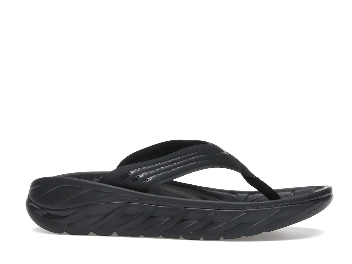 Hoka One One Ora Recovery Flip Black Dark Gull Grey
