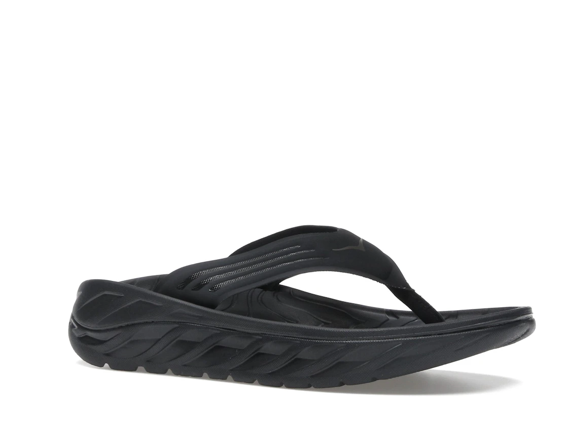 Hoka One One Ora Recovery Flip Black Dark Gull Grey