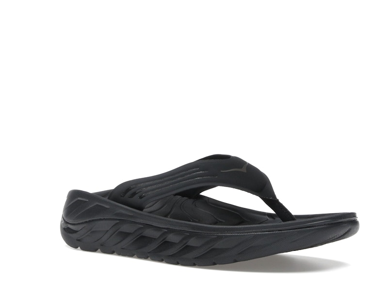 Hoka One One Ora Recovery Flip Black Dark Gull Grey