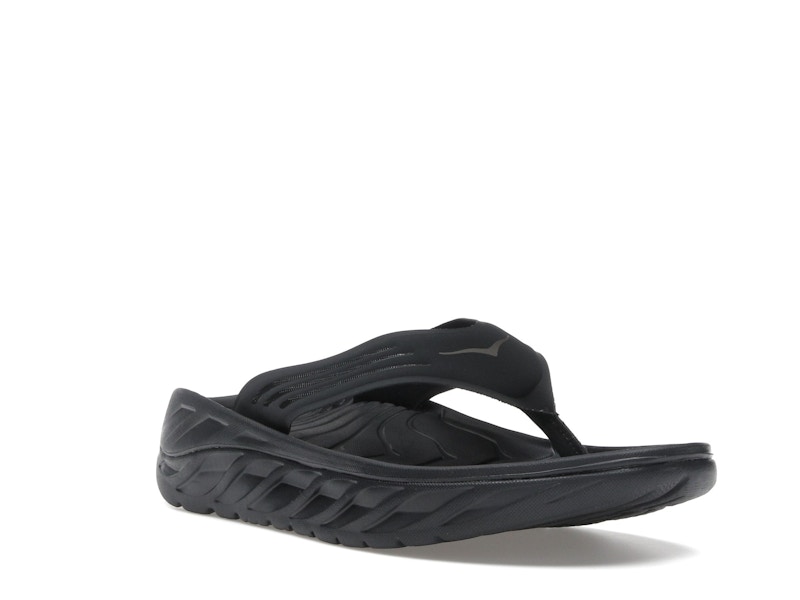 Hoka One One Ora Recovery Flip Black Dark Gull Grey