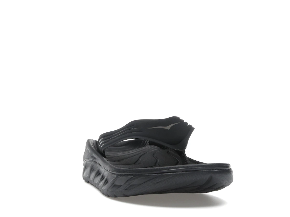 Hoka One One Ora Recovery Flip Black Dark Gull Grey