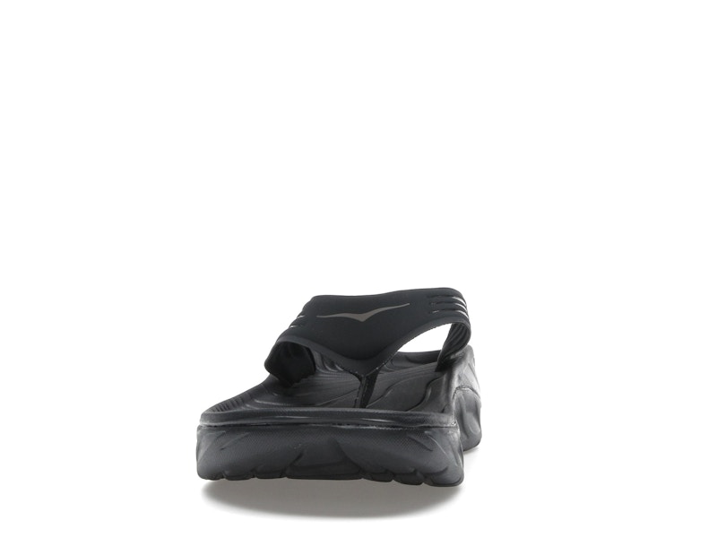 Hoka One One Ora Recovery Flip Black Dark Gull Grey