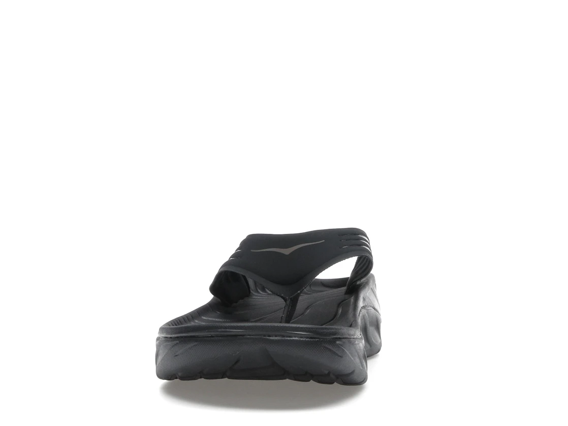 Hoka One One Ora Recovery Flip Black Dark Gull Grey