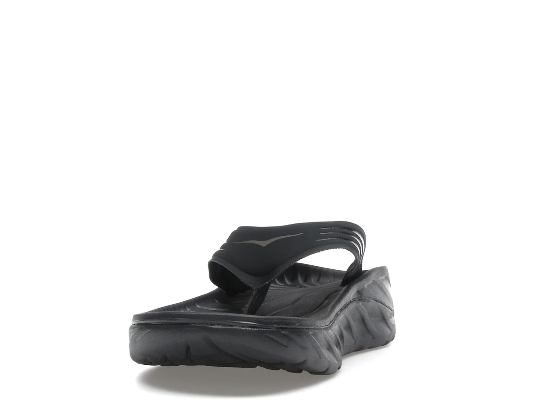 Hoka One One Ora Recovery Flip Black Dark Gull Grey