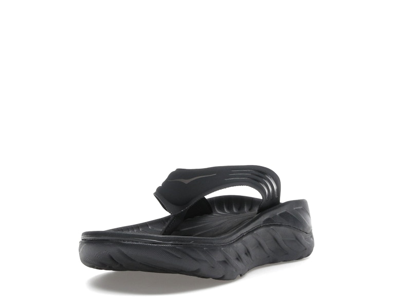 Hoka One One Ora Recovery Flip Black Dark Gull Grey