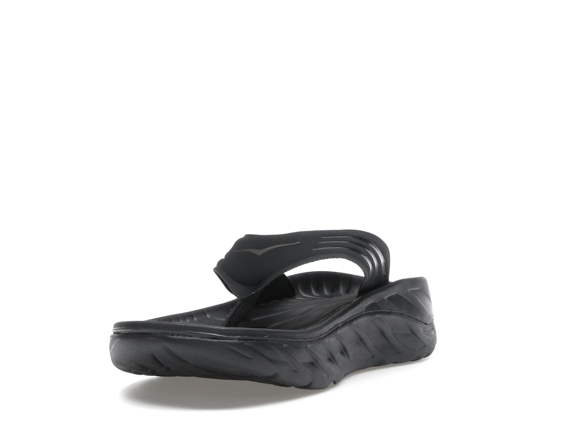 Hoka One One Ora Recovery Flip Black Dark Gull Grey