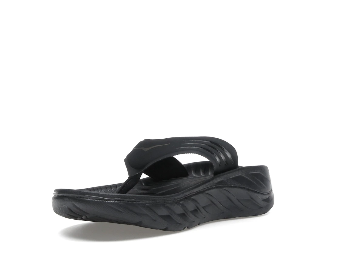Hoka One One Ora Recovery Flip Black Dark Gull Grey